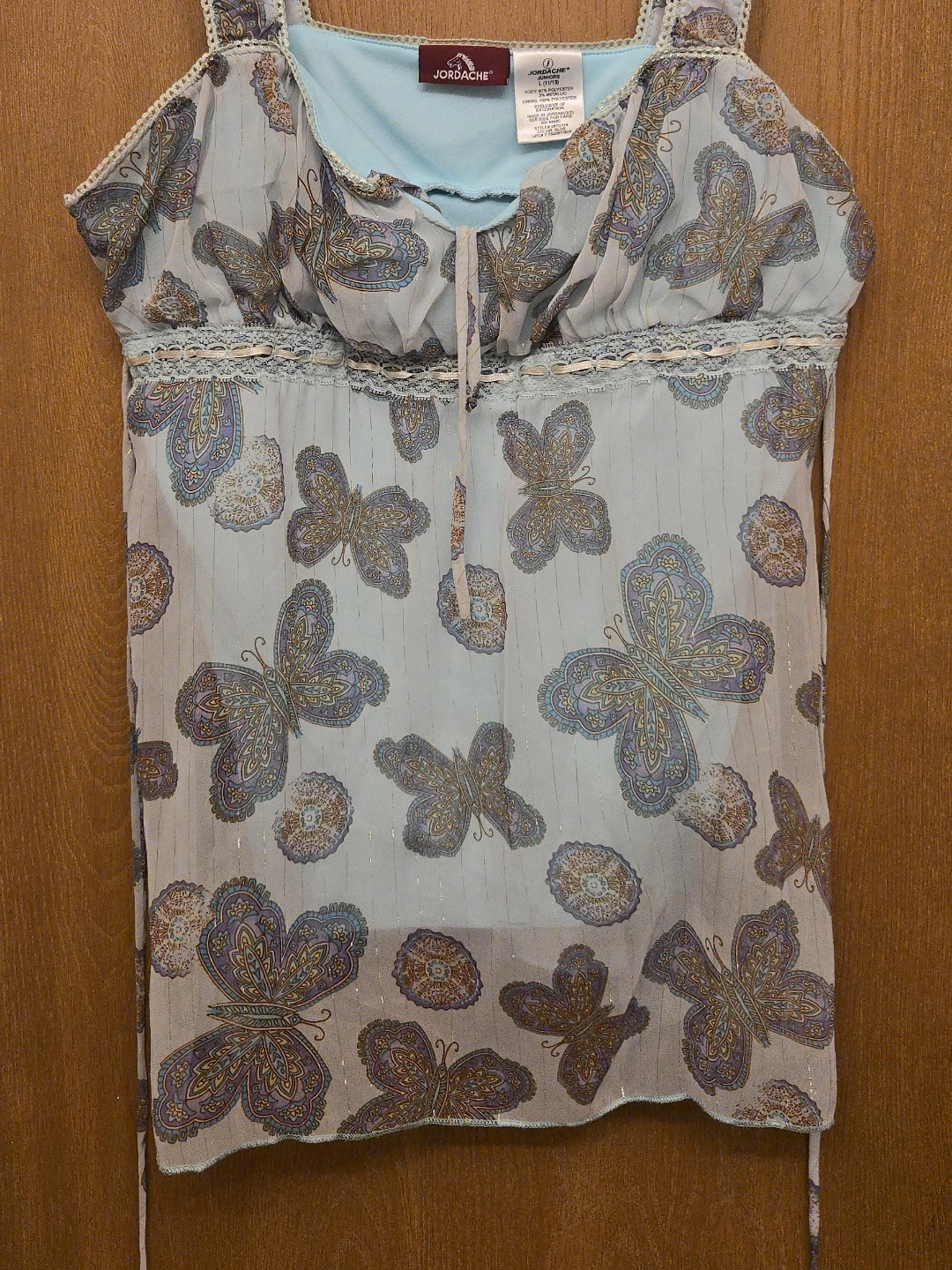 Jordache Butterfly Print Camisole Top