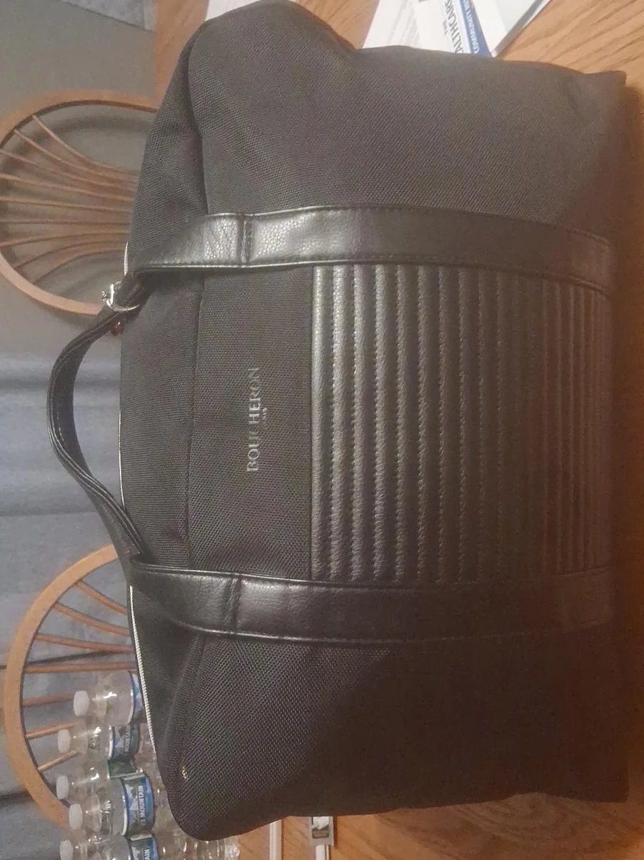 BOUCH HERON Black Duffle Bag  (High end)