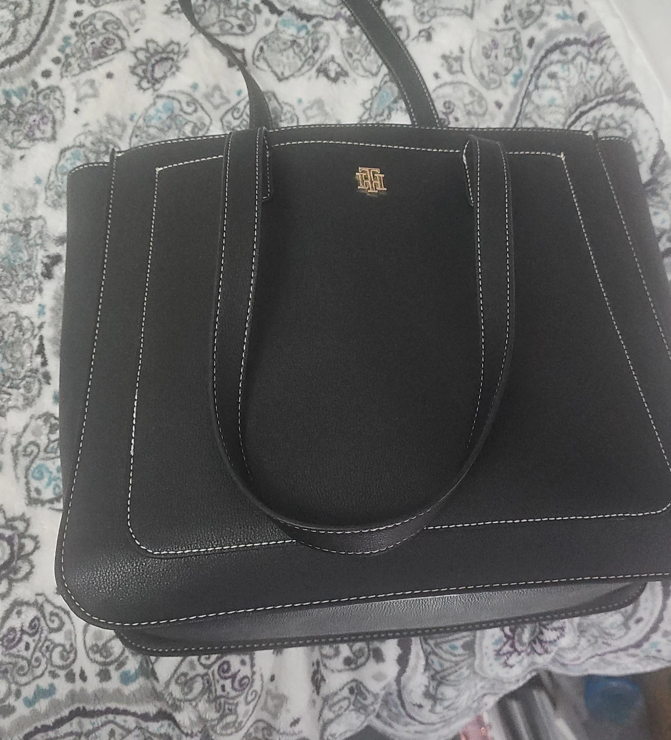 Tommy Hilfiger Black Tote Bag