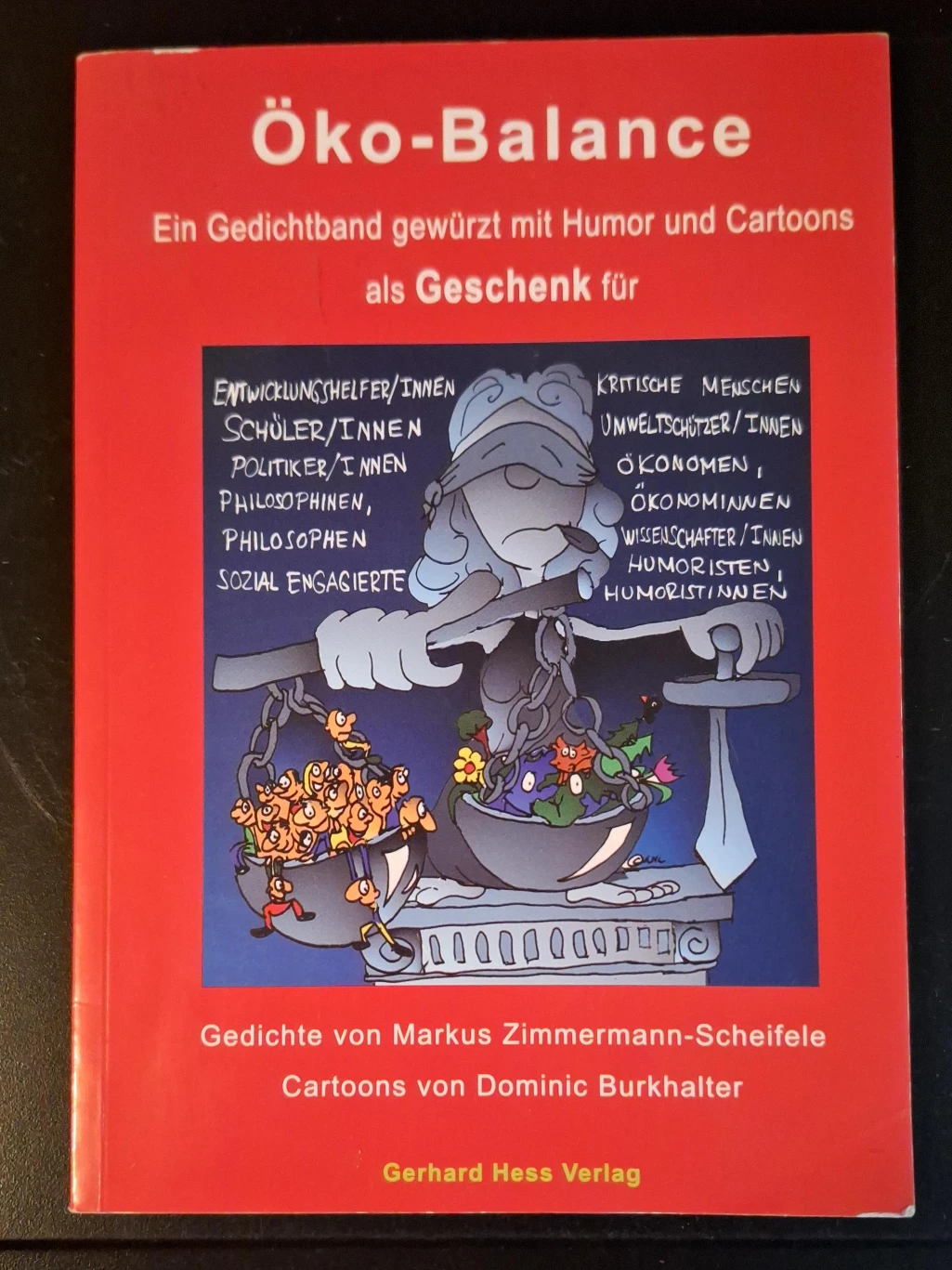 Öko-Balance Poetry Collection with Humor and Cartoons