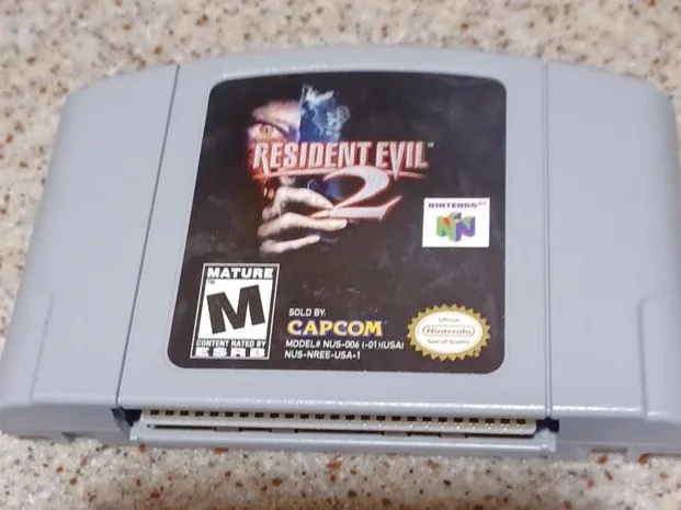 Resident Evil 2 Nintendo 64 N64 Game Cartridge