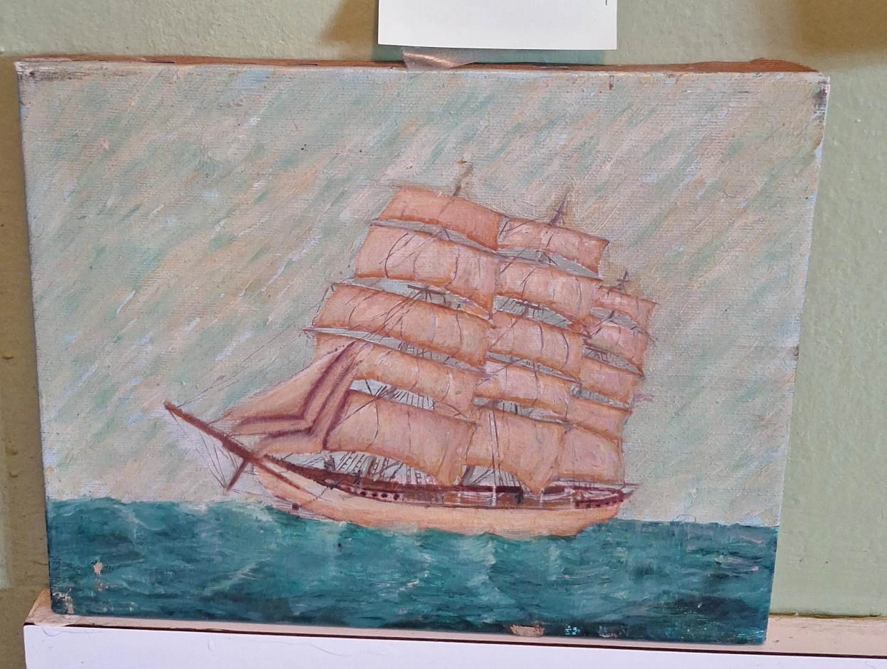 Painting of a Tall Ship