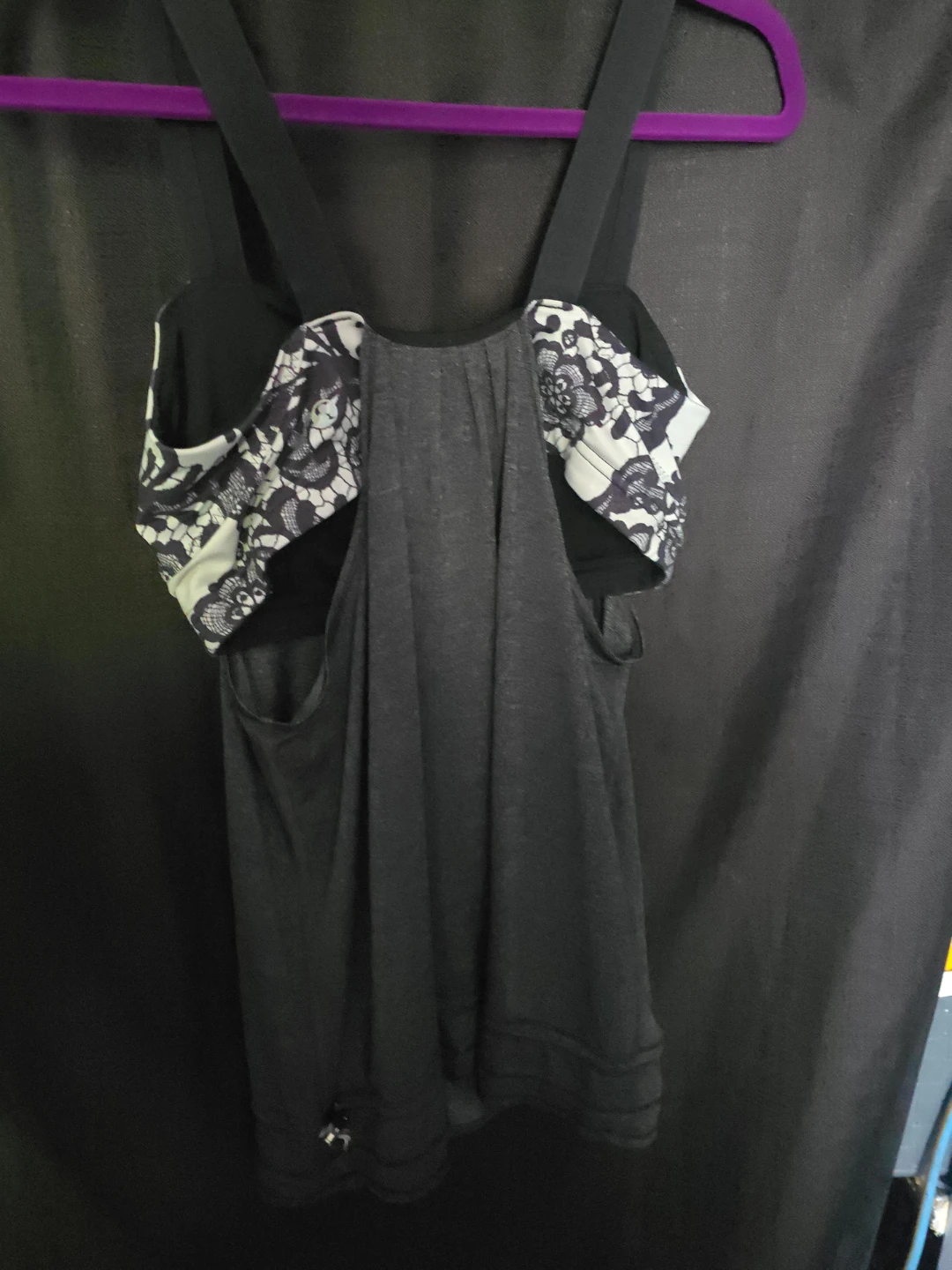 Women's Tank Top with Lace Detail