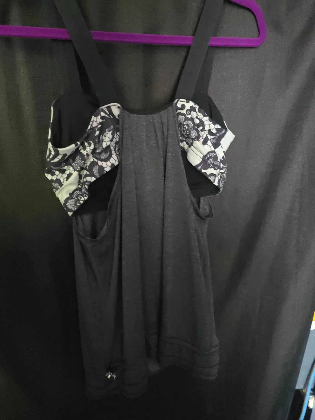 Women's Tank Top with Lace Detail