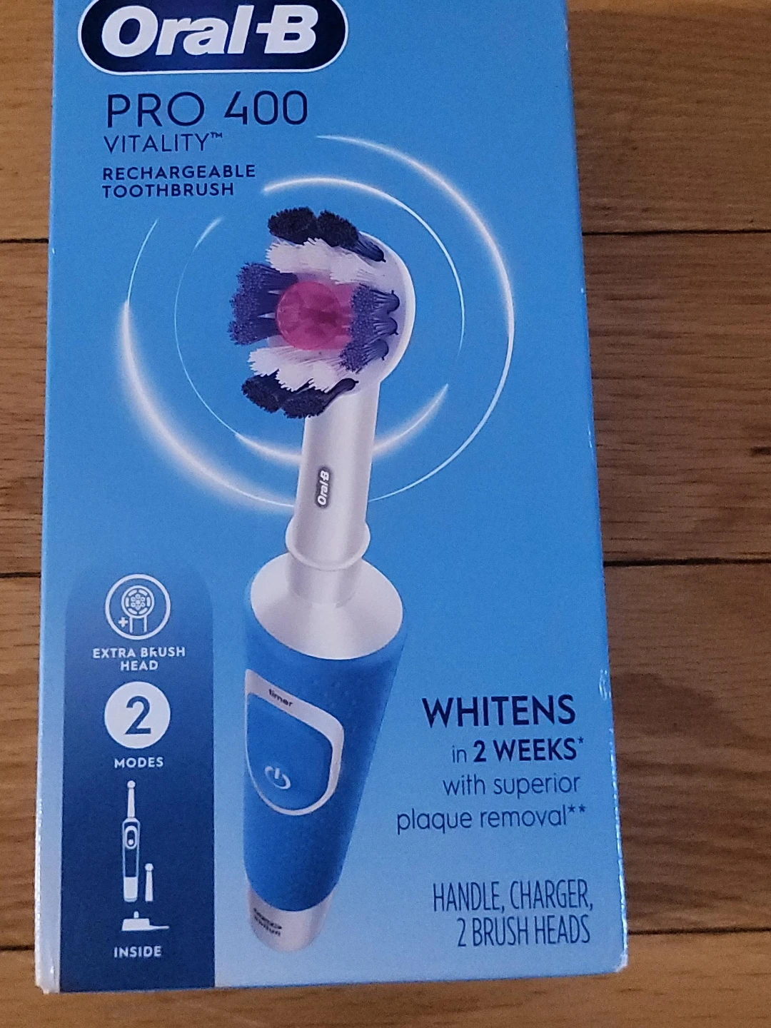 Oral-B Pro 400 Vitality Rechargeable Toothbrush