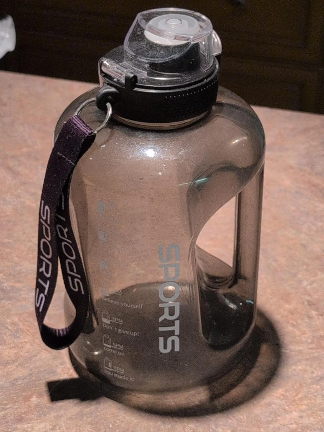 Large Motivational Water Bottle