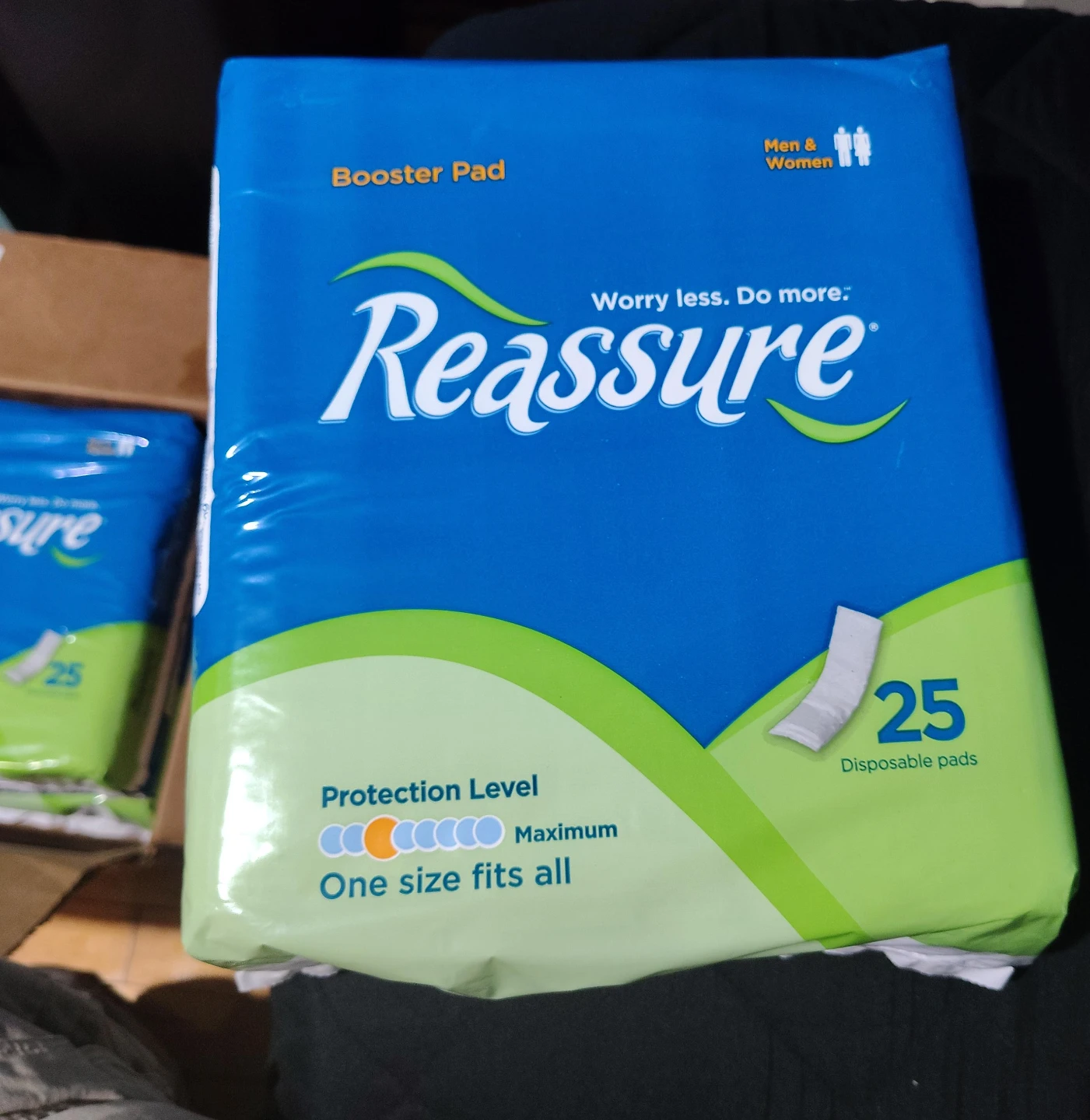Reassure Booster Pads - 25 Disposable Pads