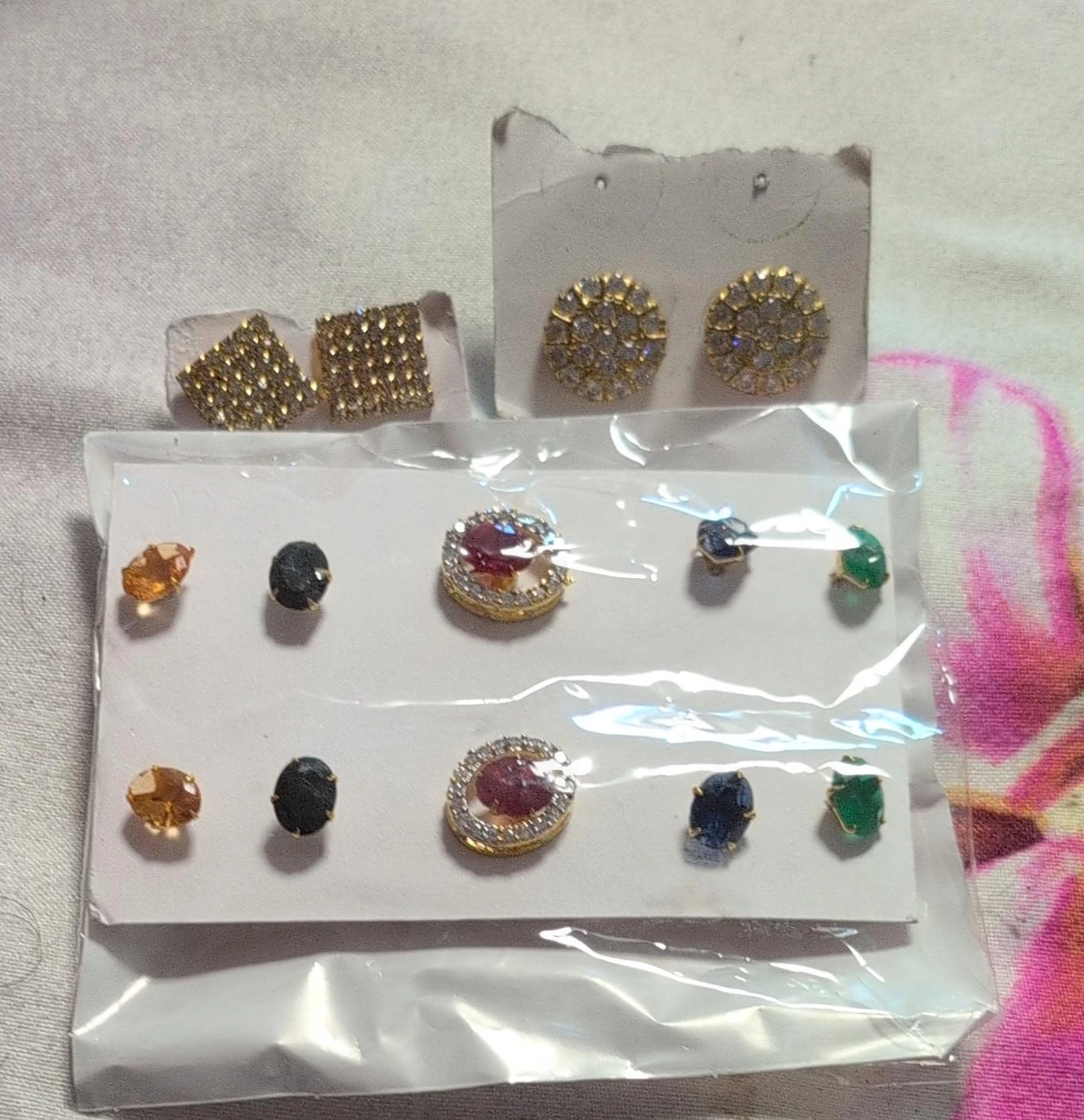 Assorted Stud Earrings Set