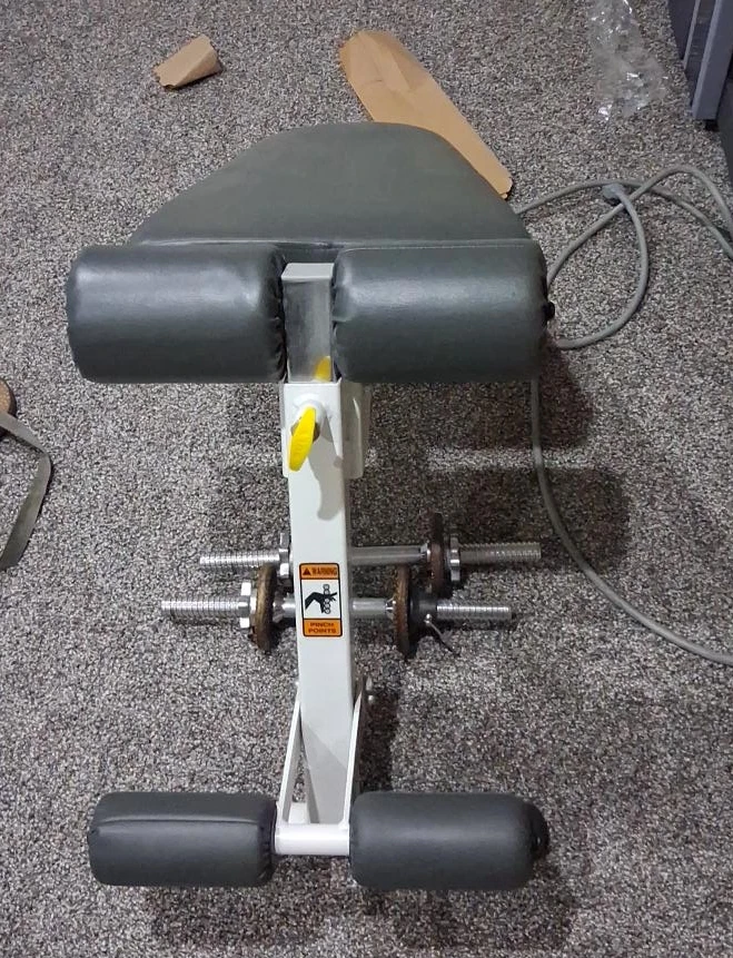 Abdominal Bench with Weight Rack