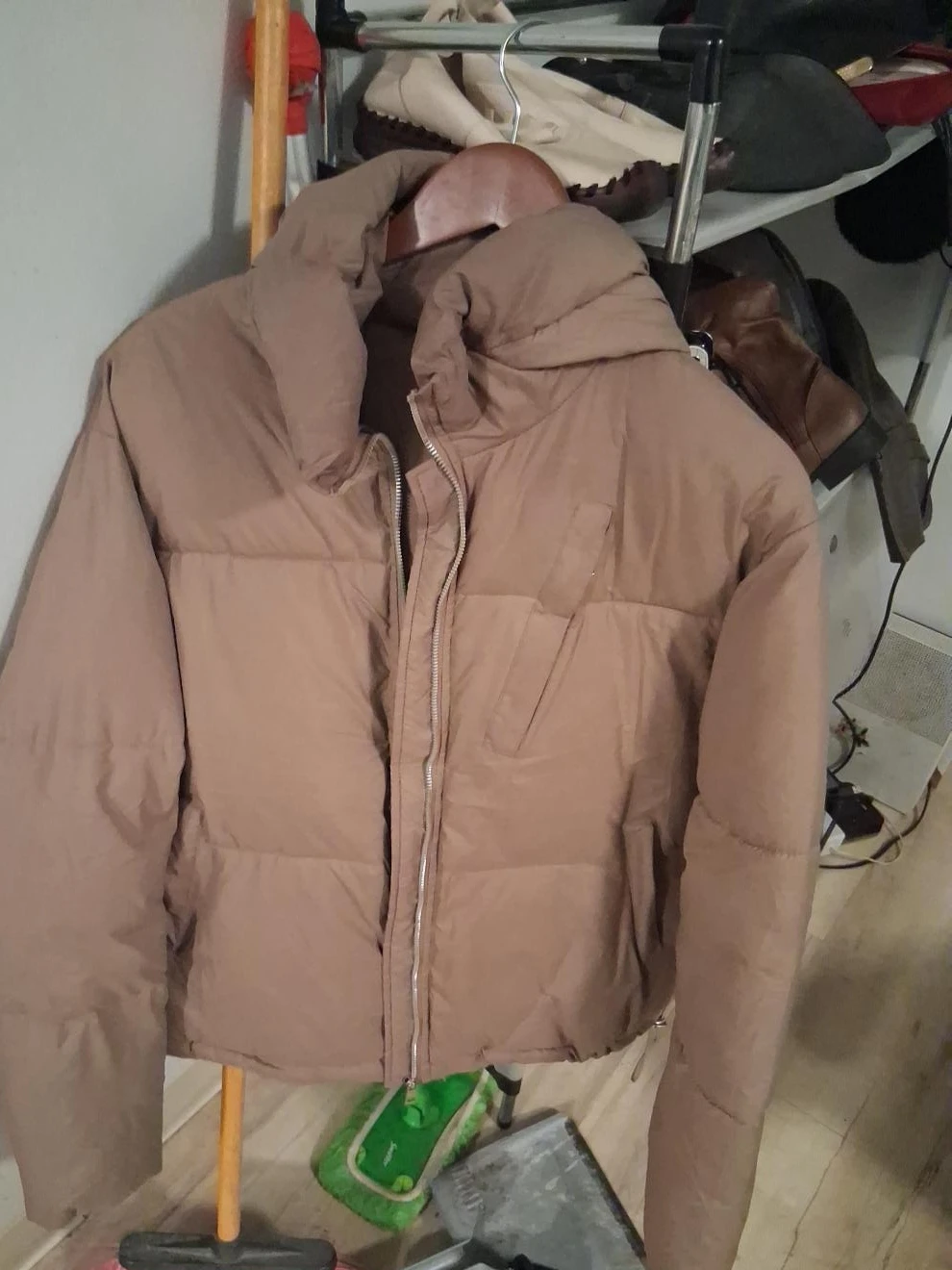 Tan Puffer Jacket