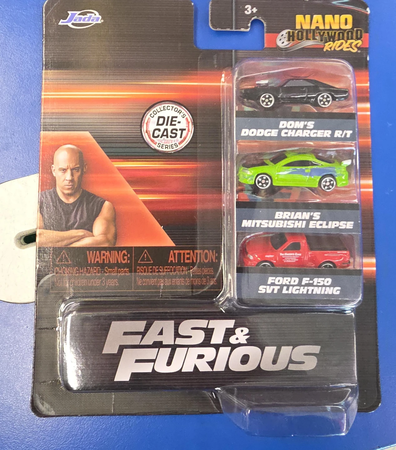 Jada Fast & Furious Nano Hollywood Rides Die-Cast Cars