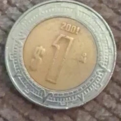 Mexico 1 Peso Coin 2001