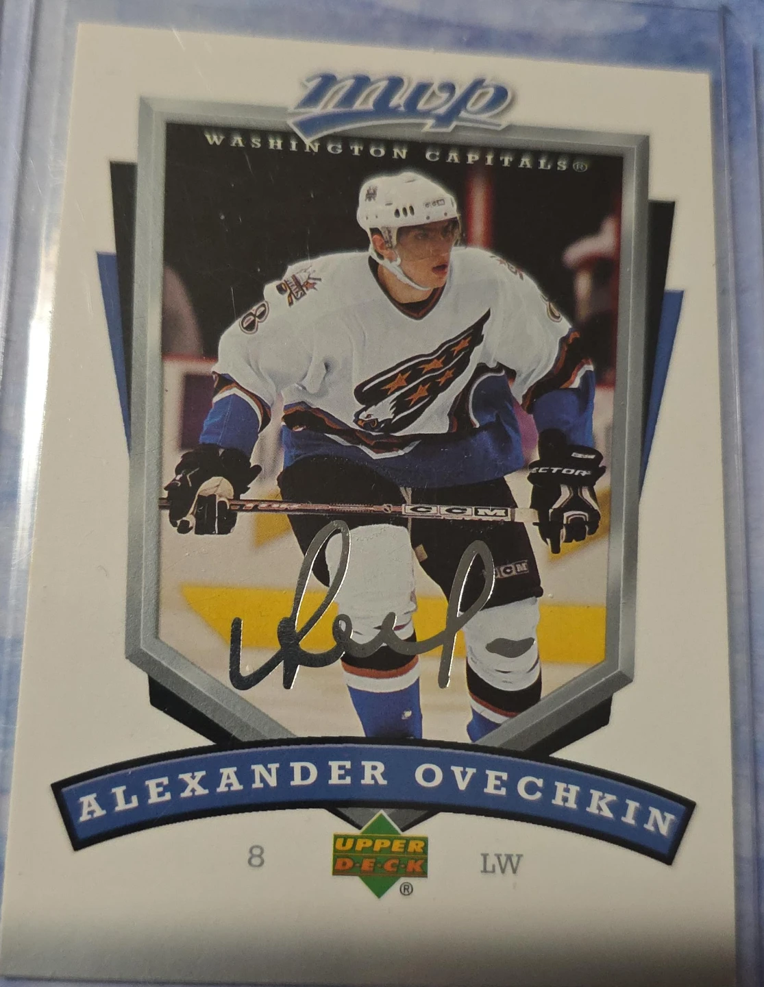 Alexander Ovechkin Washington Capitals MVP Hockey Card