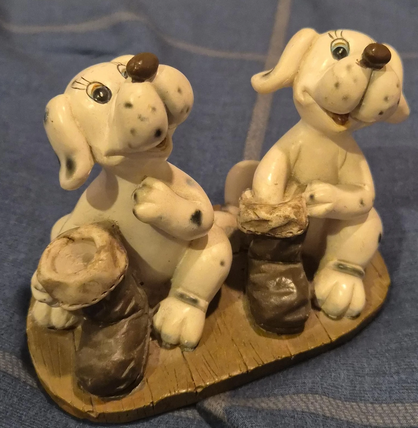 Cute Dog Figurines with Boots