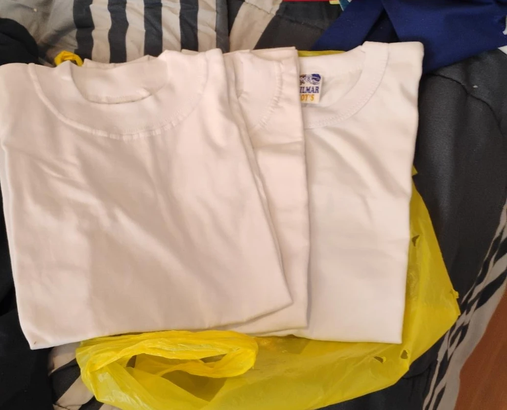3 White T-Shirts