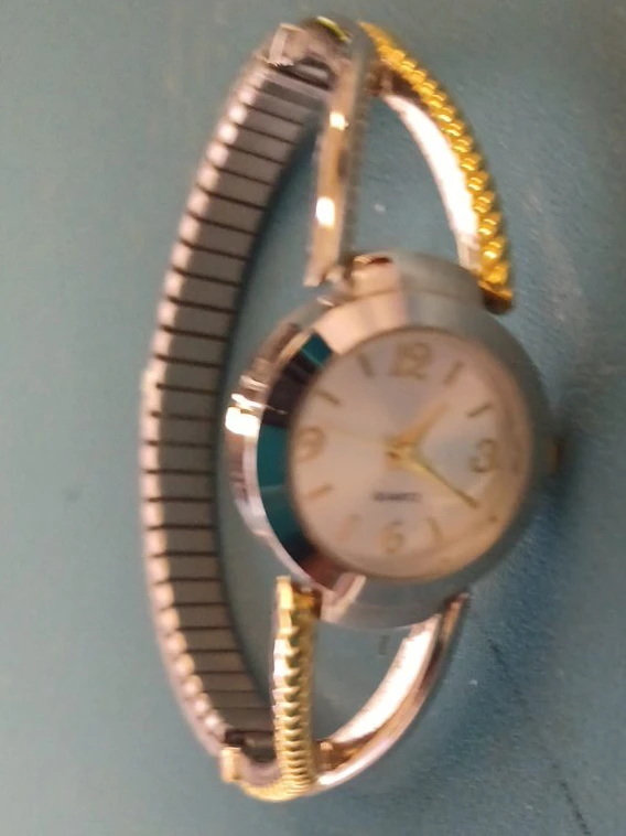 Women's Quartz Expansion Watch - Silver and Gold Tone