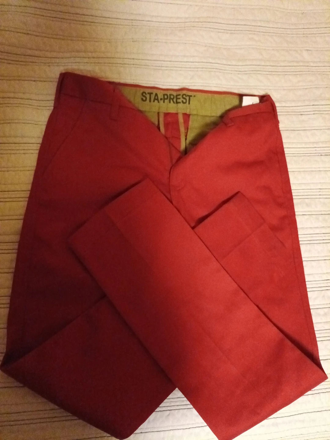 Levi's STA-PREST Red Chinos Pants