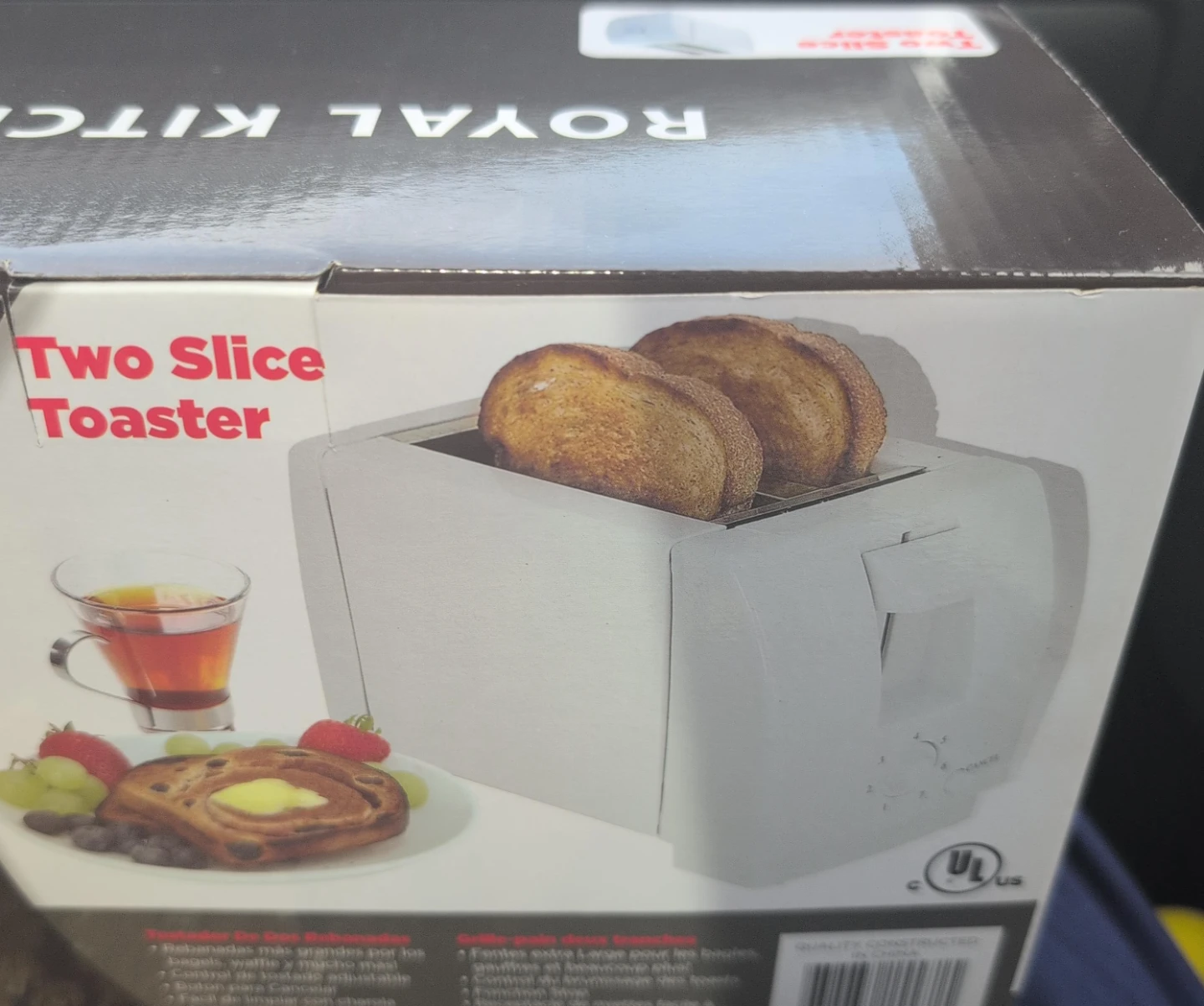 Royal Kitchen Two Slice Toaster
