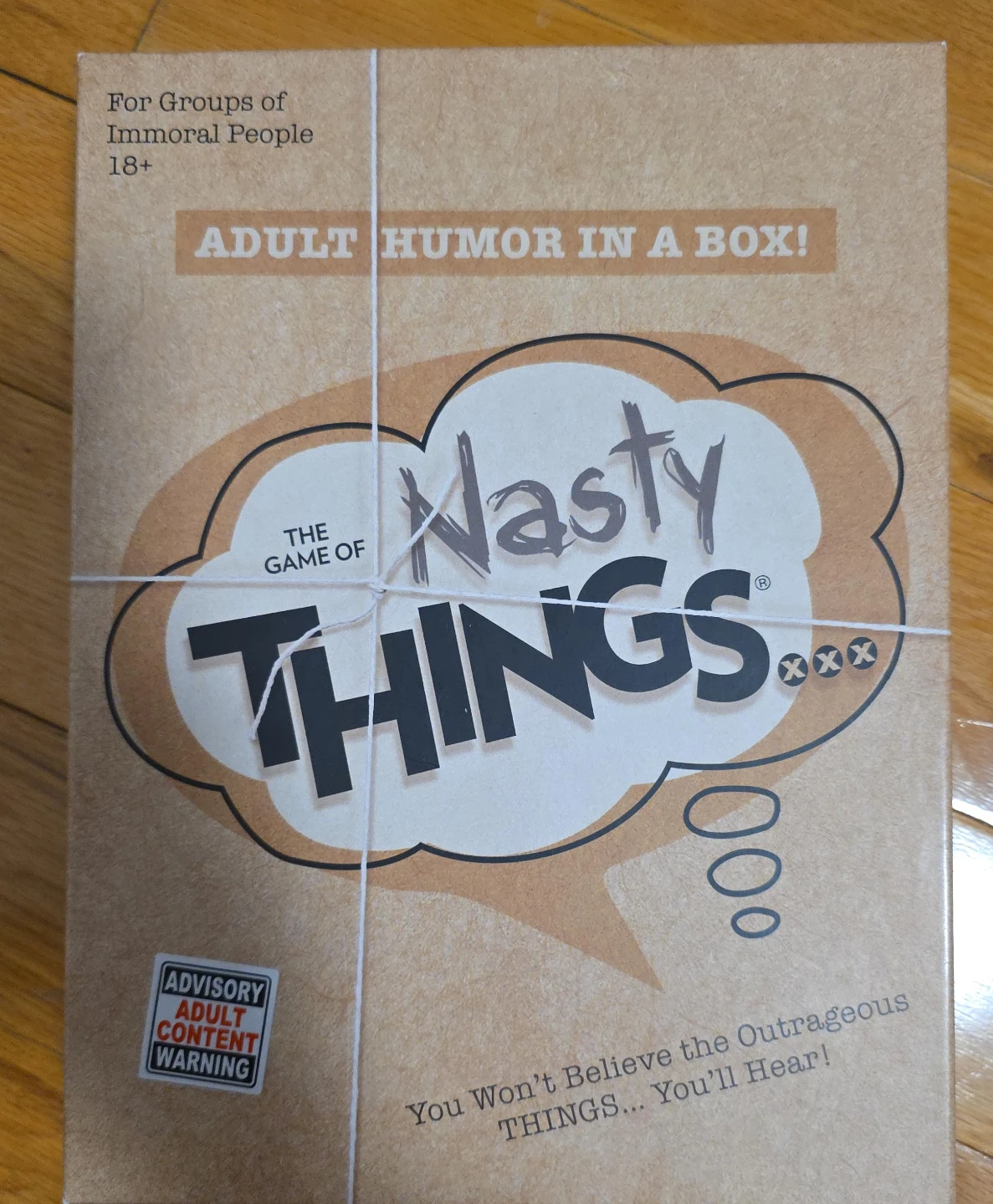 Nasty Things Card Game  - Not for Kids