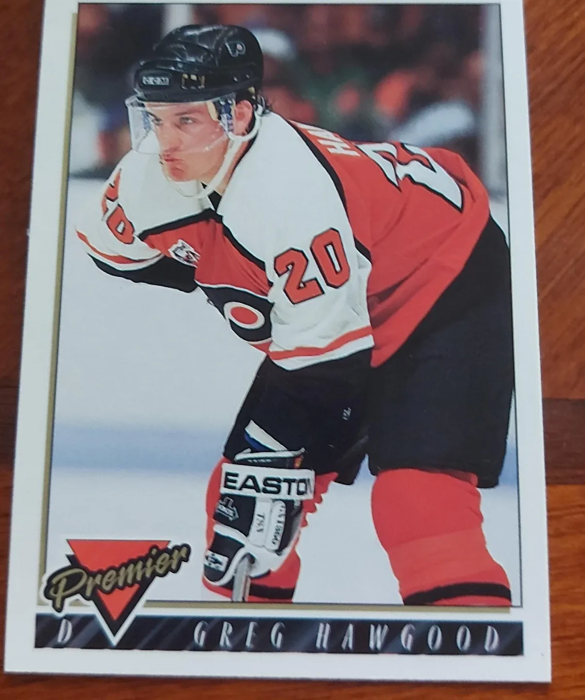1991-92 Premier Hockey Card Greg Hawgood