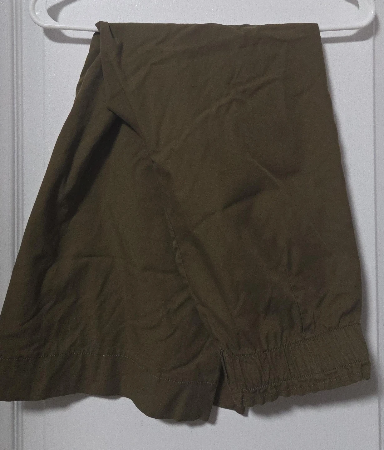 Olive Green Casual Pants