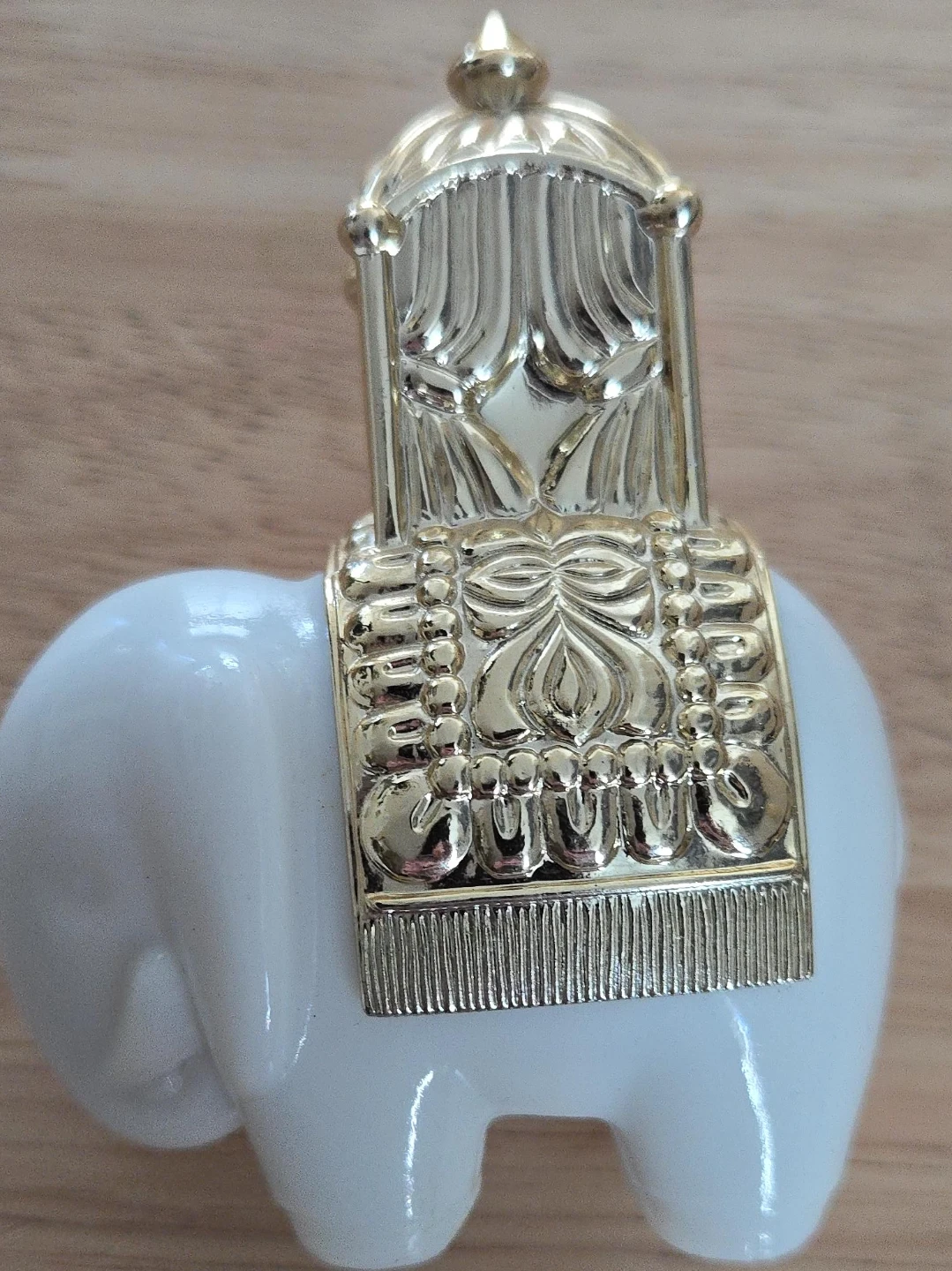 Avon White Elephant Perfume bottle with perfume inside