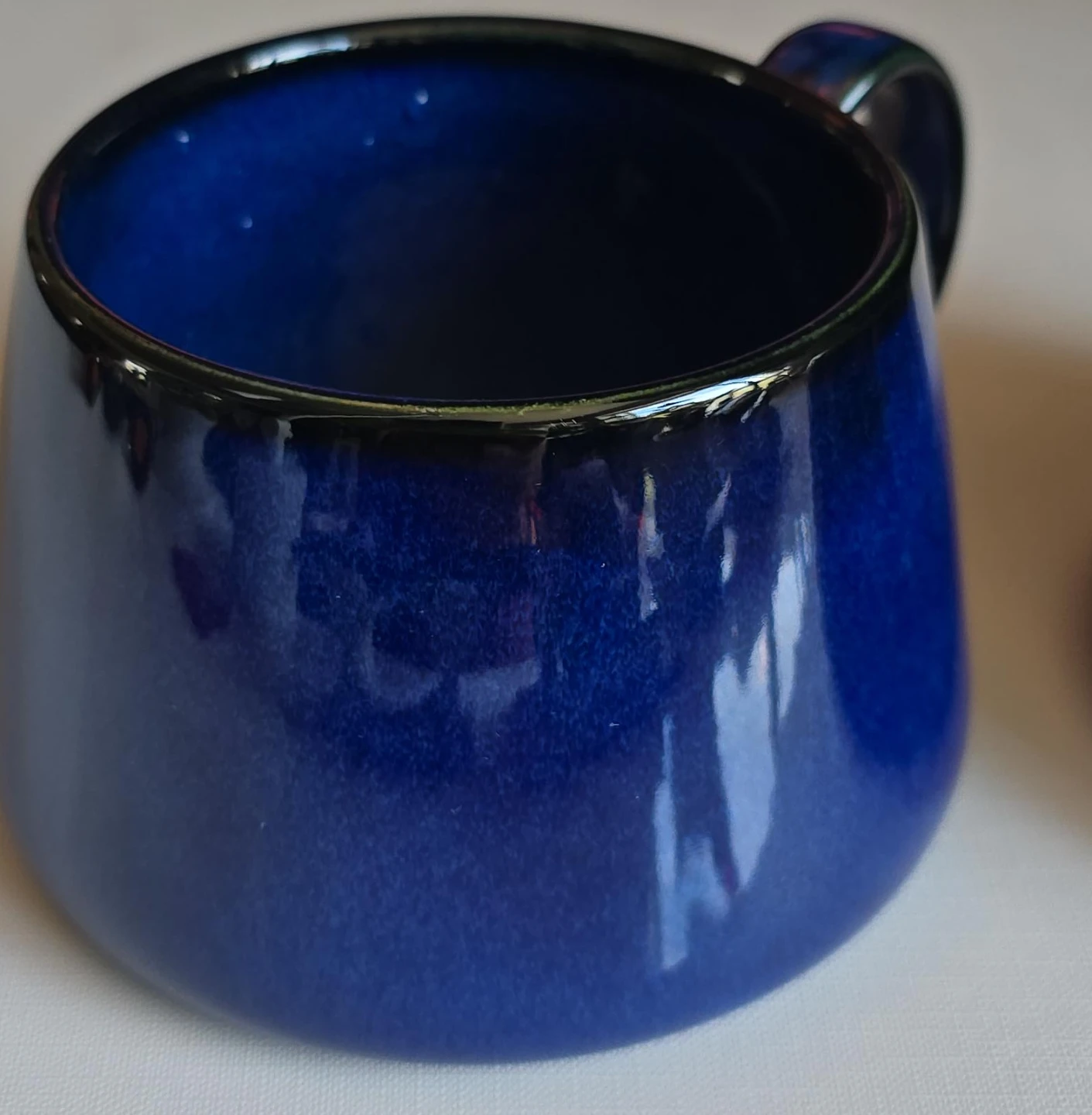 CB2 Blue Ceramic Mugs (Set of 2)