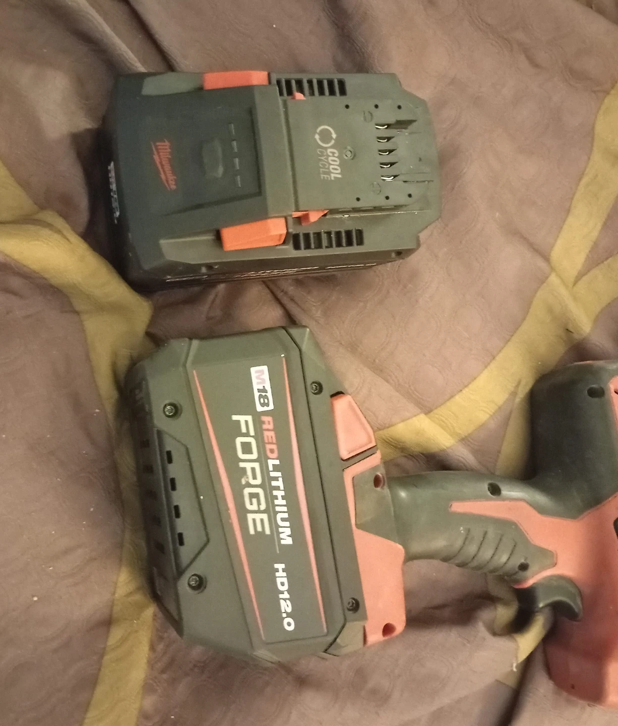 380 for both Milwaukee M18 REDLITHIUM FORGE HD12.0 Battery