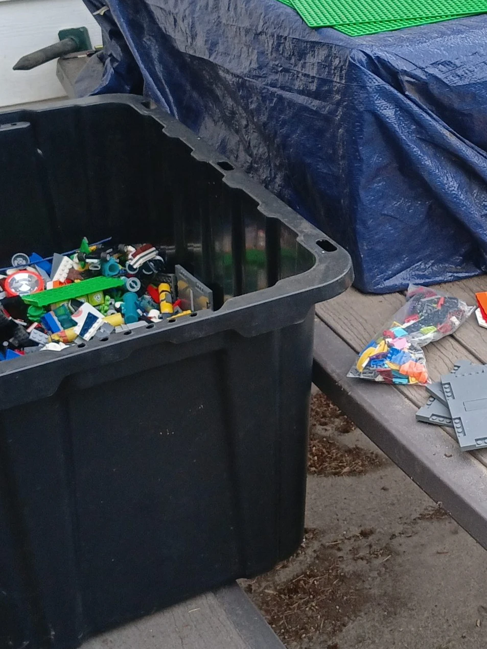 Assorted LEGO Building Blocks and Baseplates