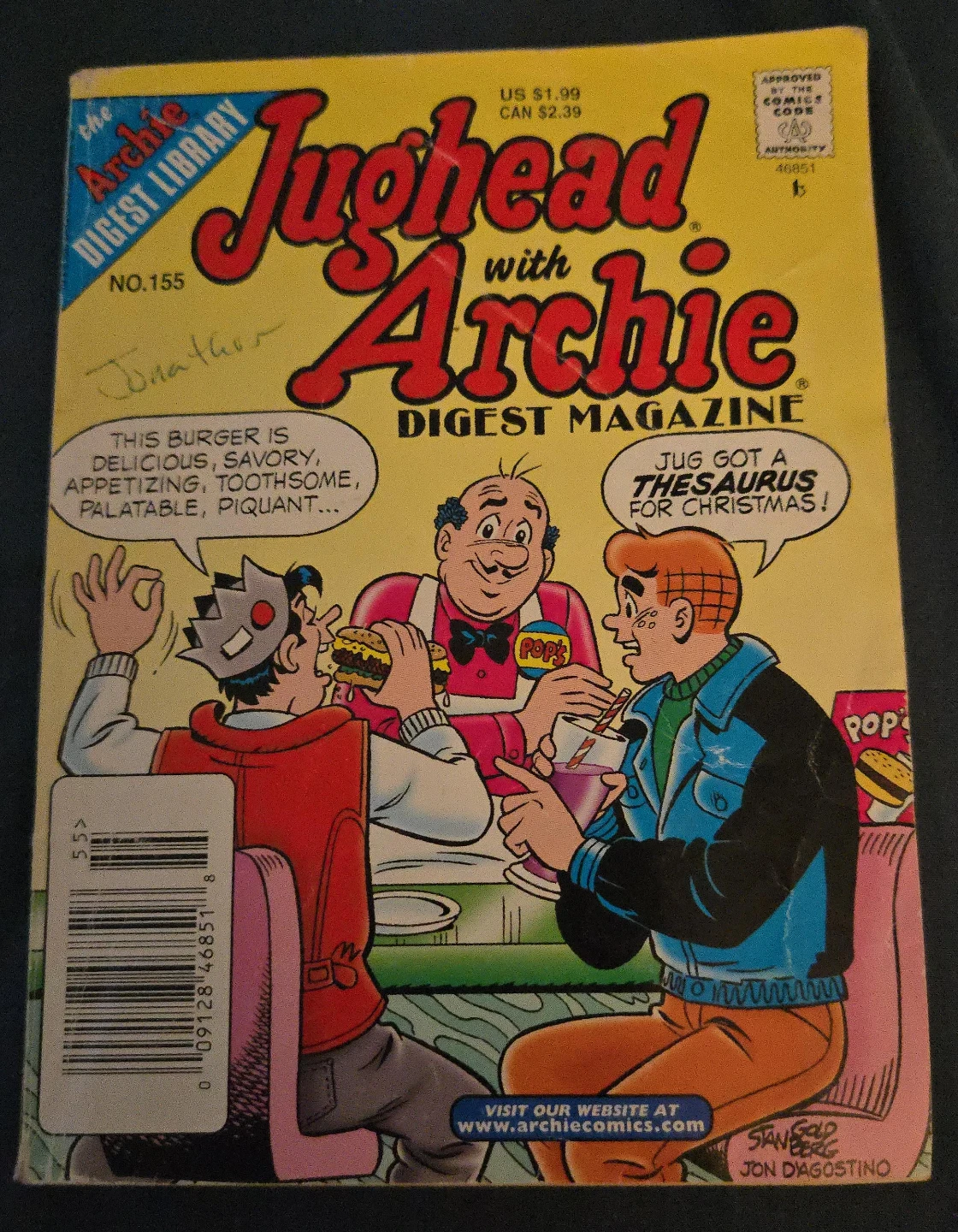Jughead with Archie Digest Magazine #155