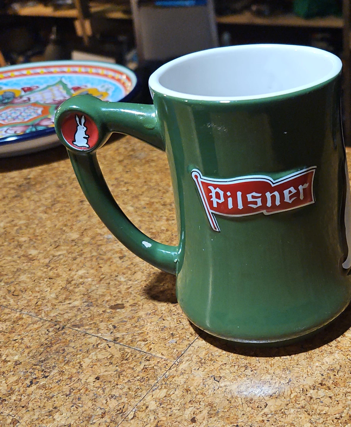Pilsner Beer Mug with Bunny Handle