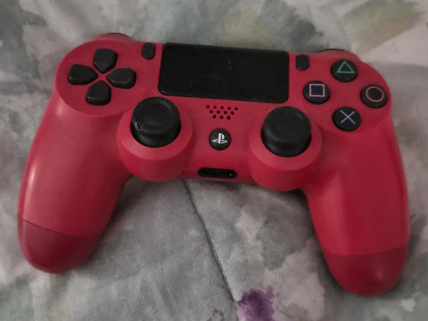 Red Sony PlayStation DualShock 4 Controller
