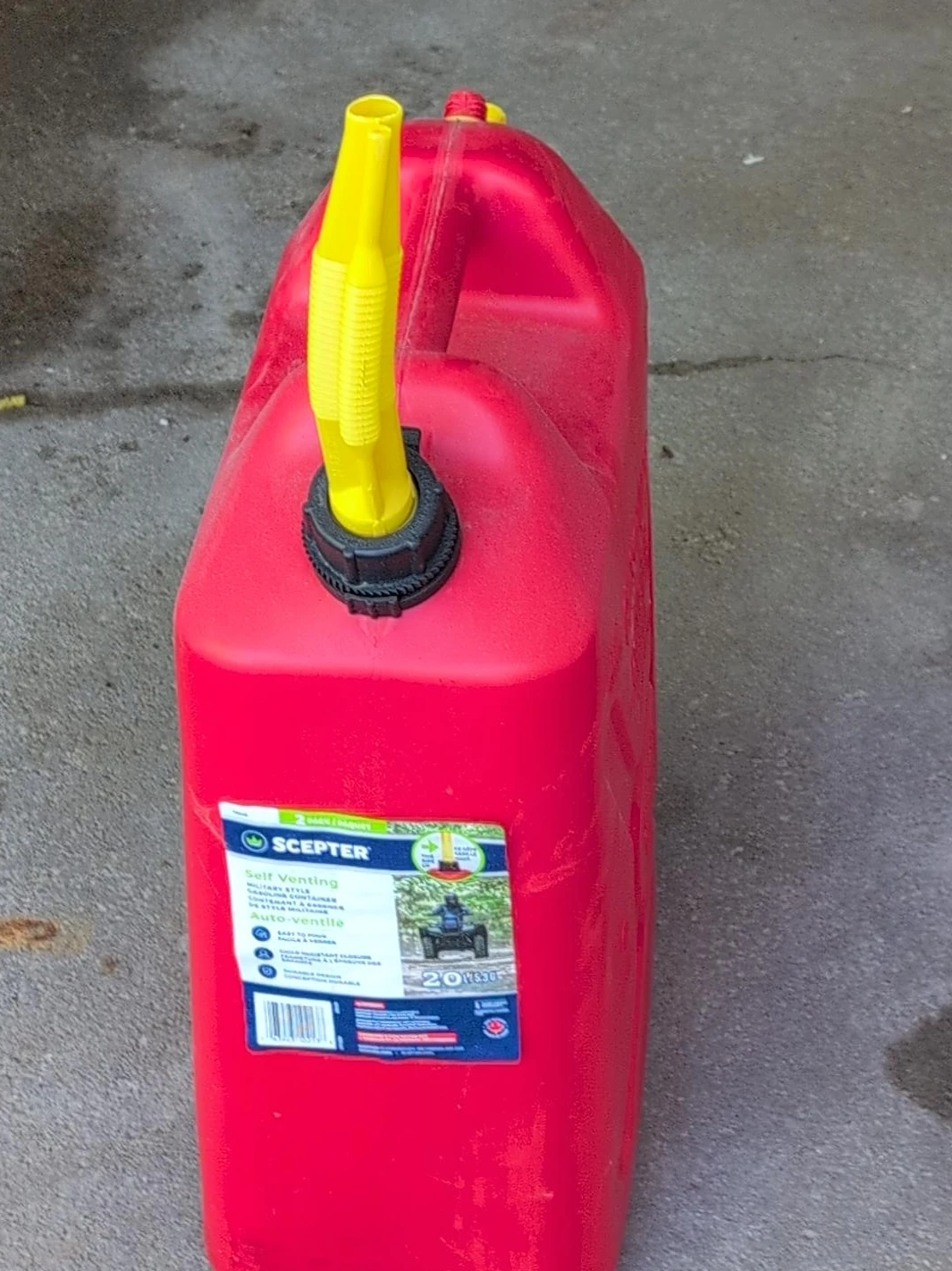 Scepter 20L Red Gasoline Can 15 each I have two