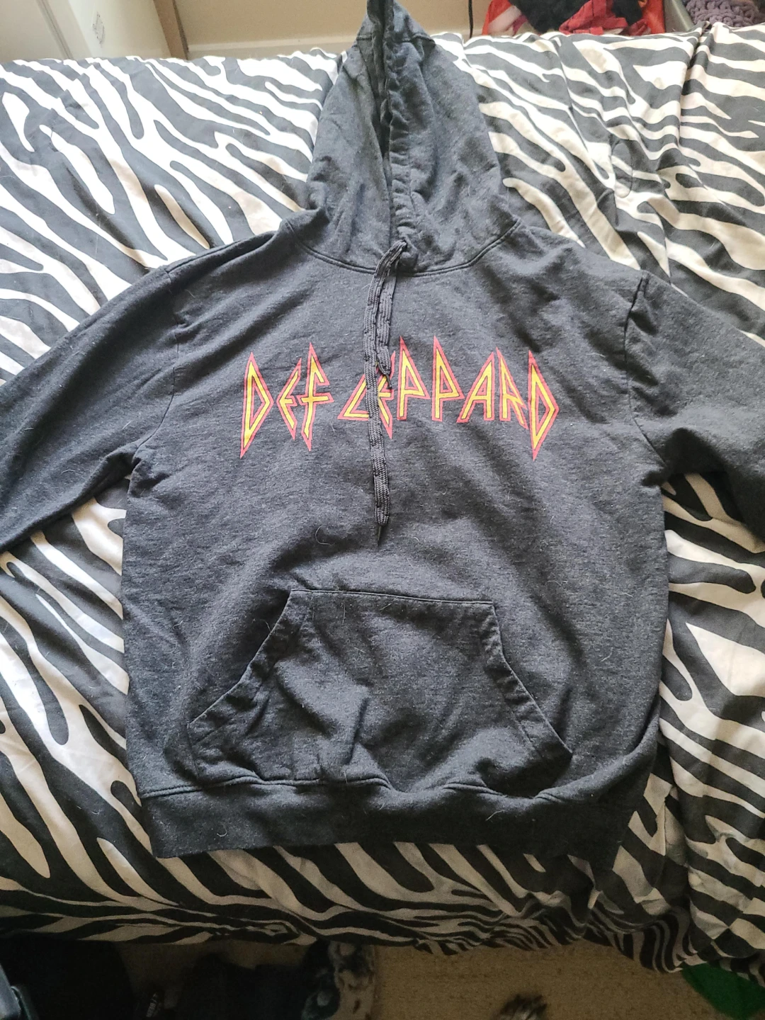 Def Leppard Grey Hoodie M/M