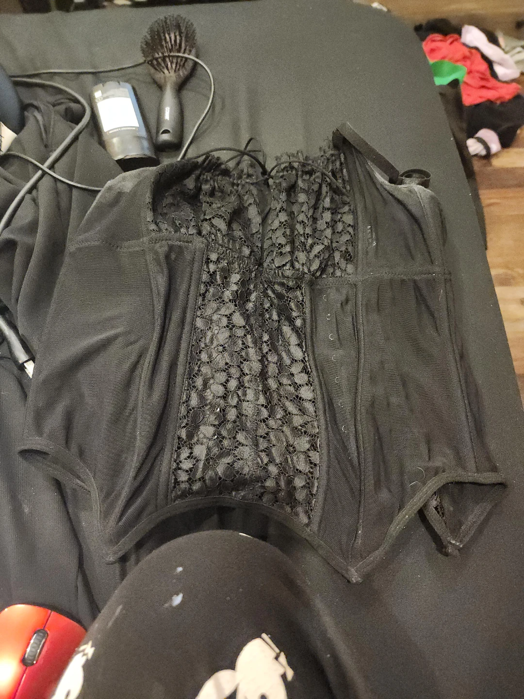 Black Lace Corset