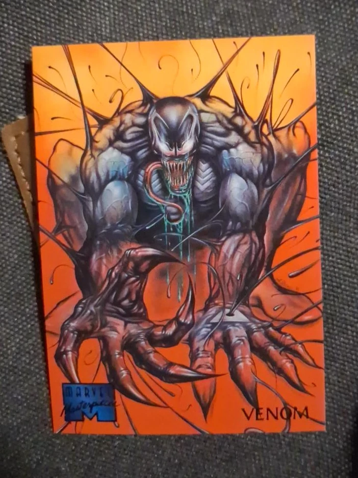 1995 Marvel Masterpieces Venom Trading Card