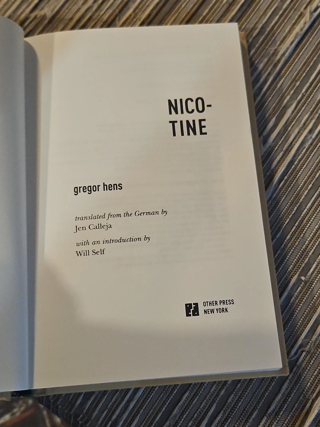 Nico-Tine by Gregor Hens