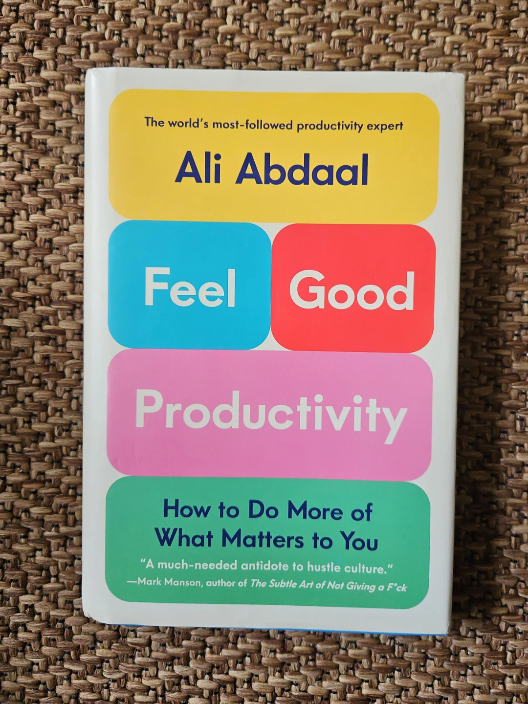 Feel Good Productivity by Ali Abdaal Book