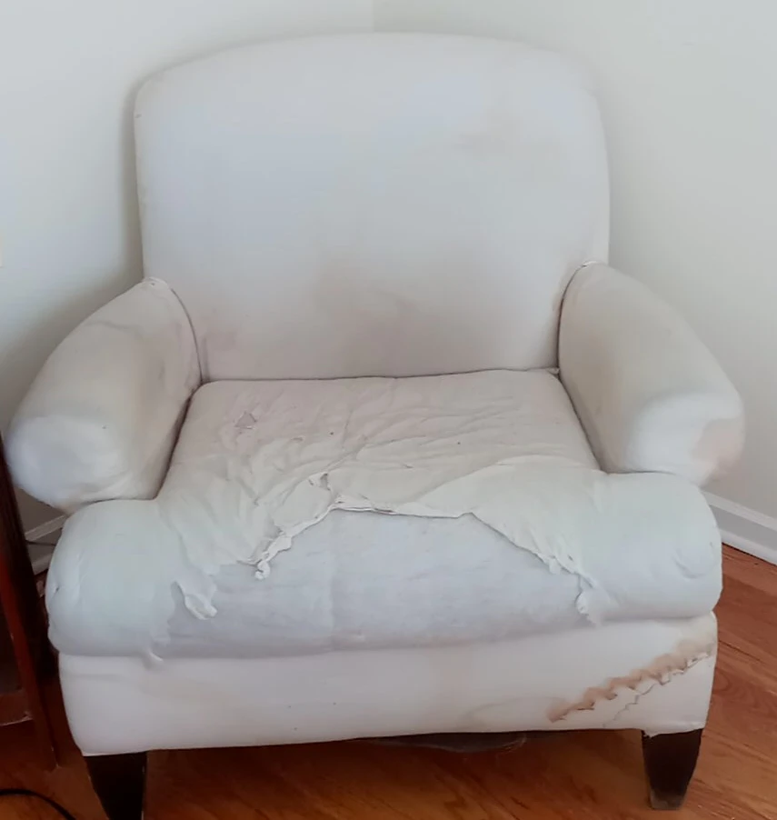 Armchair with slipcover - photo 2