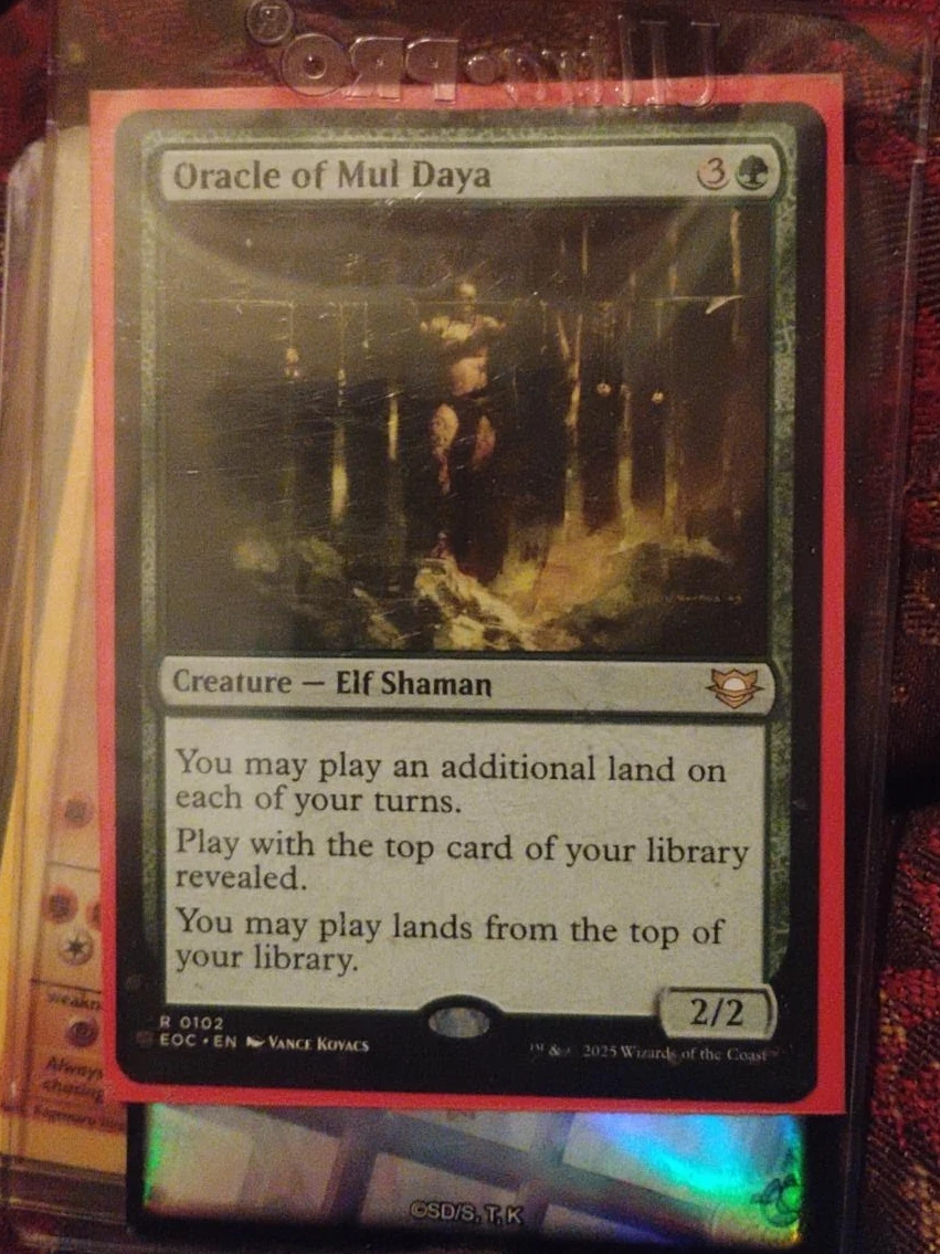 Magic the Gathering Oracle of Mul Daya Card