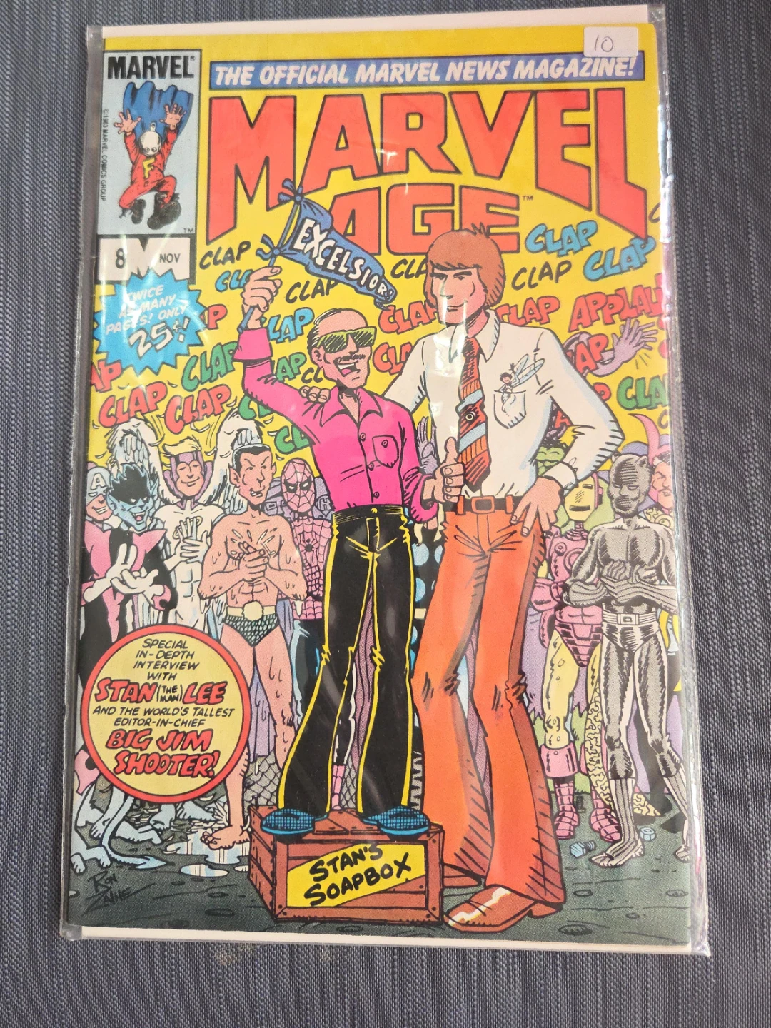 Marvel Age #8 Comic Book - Stan Lee Interview