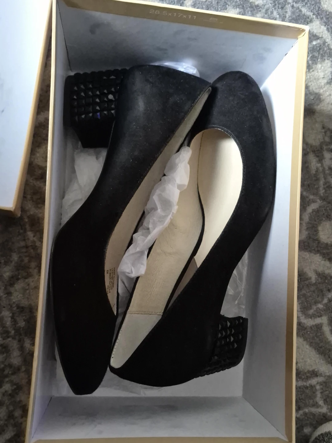 Michael Kors Arabell Black Suede Heels