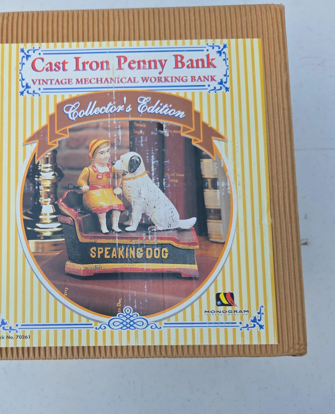 Cast Iron Penny Bank - Speaking Dog - Vintage Mechanical