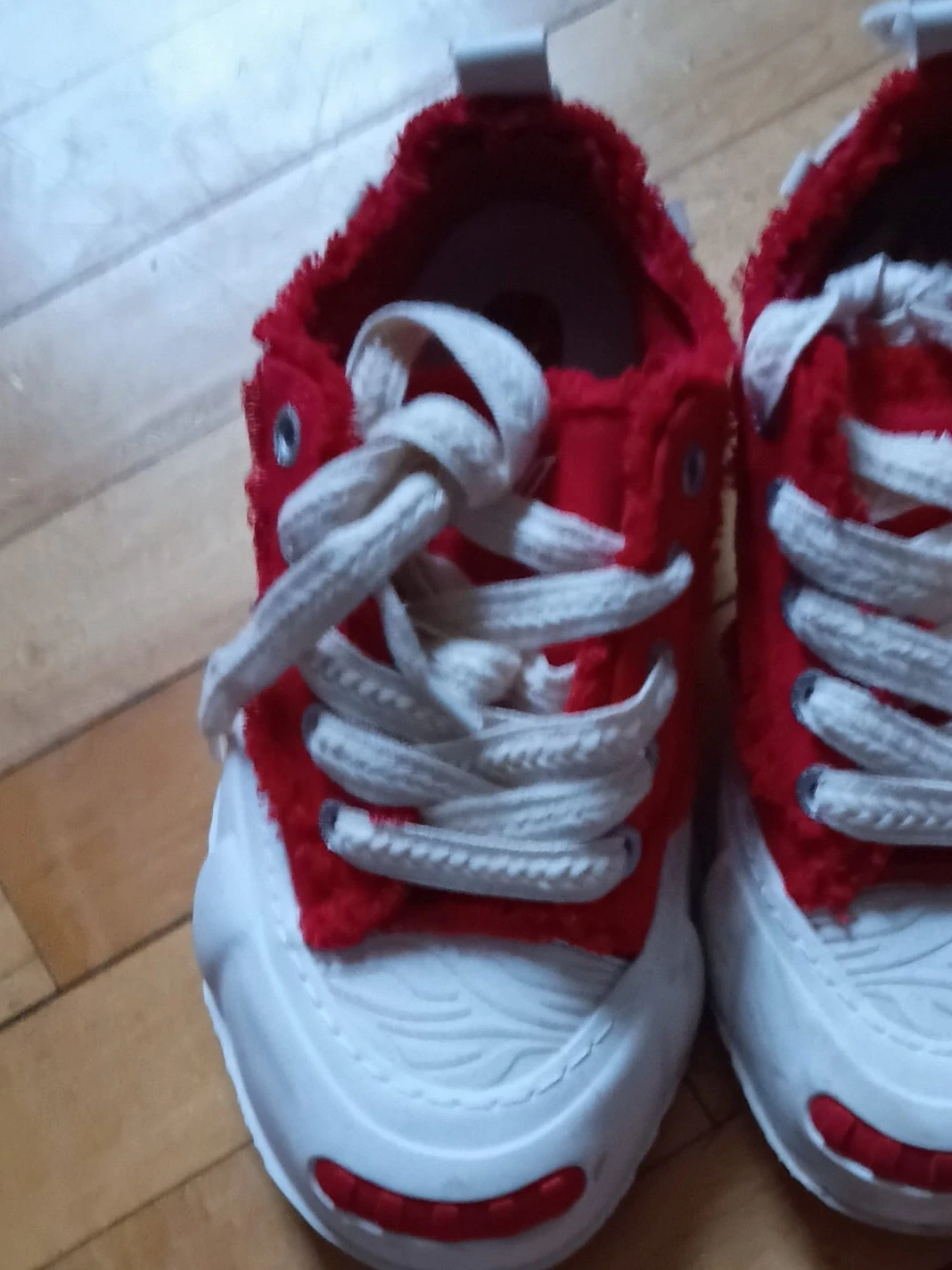 Red Converse Chuck Taylor All Star Teddy Sneakers