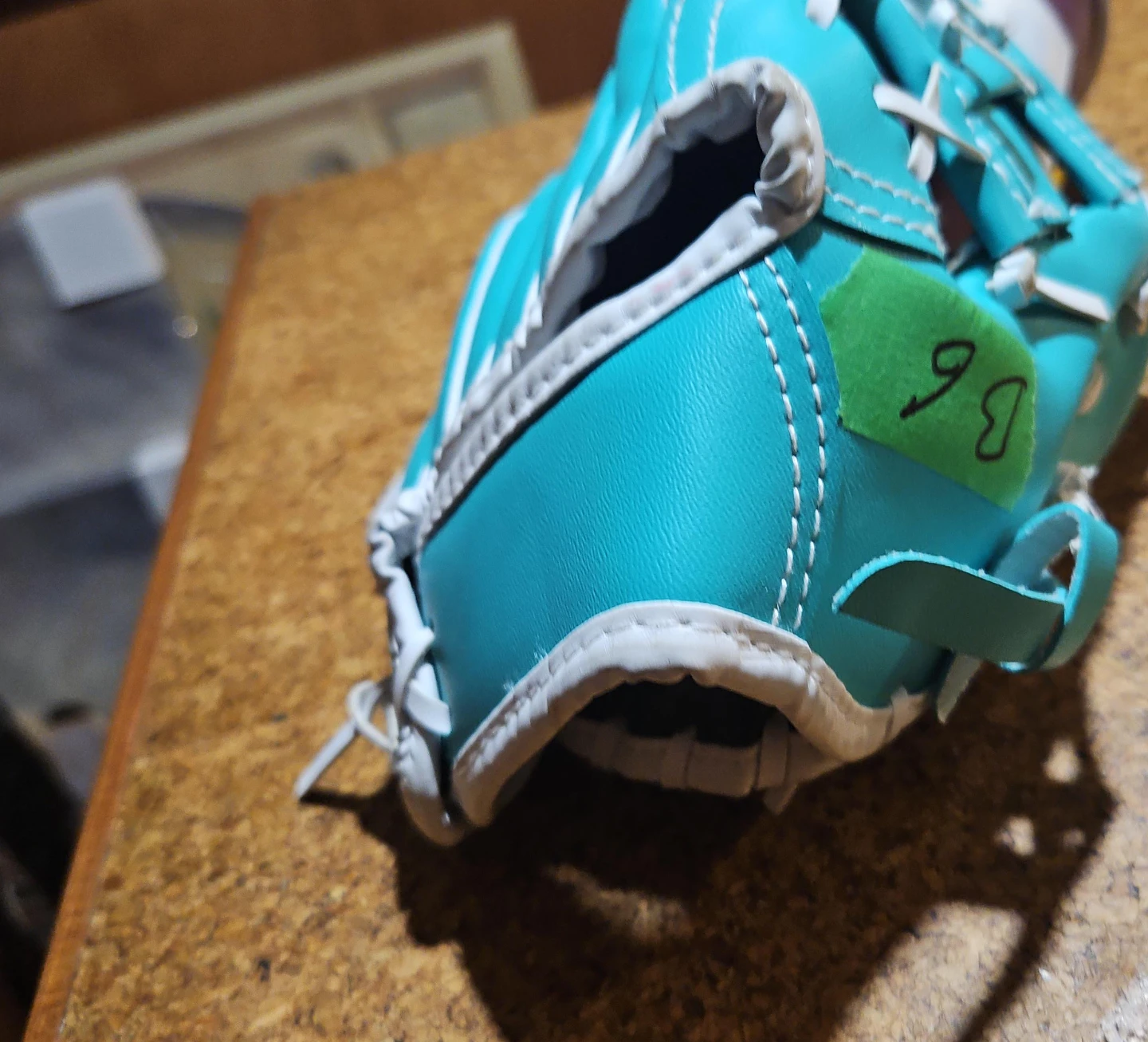 Teal Baseball Glove