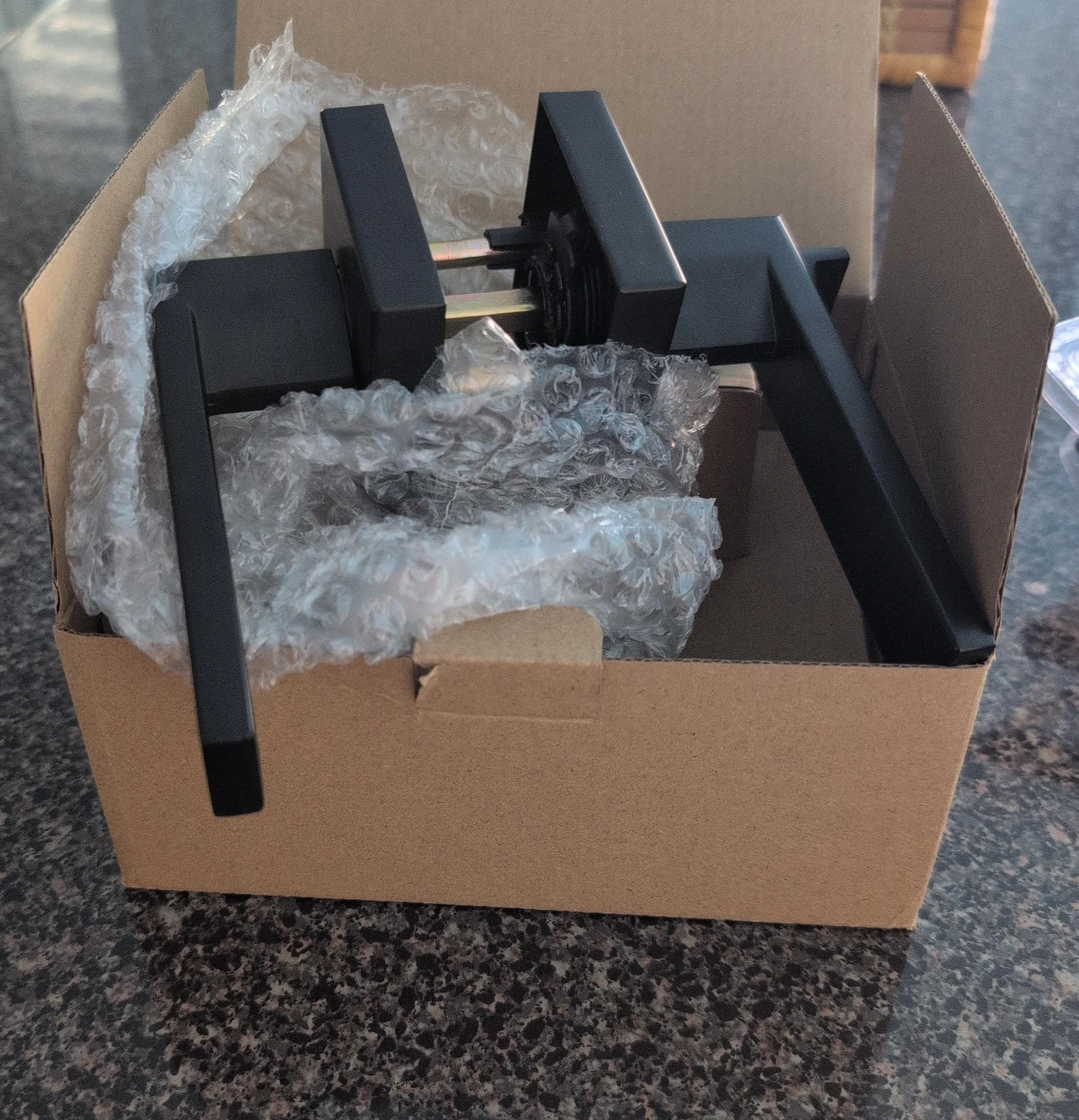 Black Door Handles Set