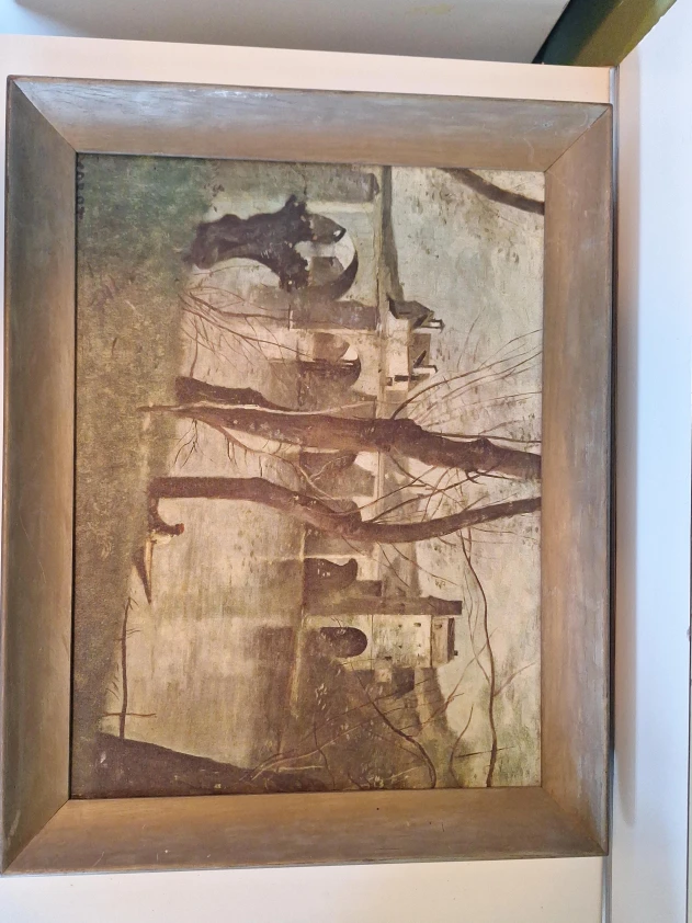Vintage Framed Painting  by Corot