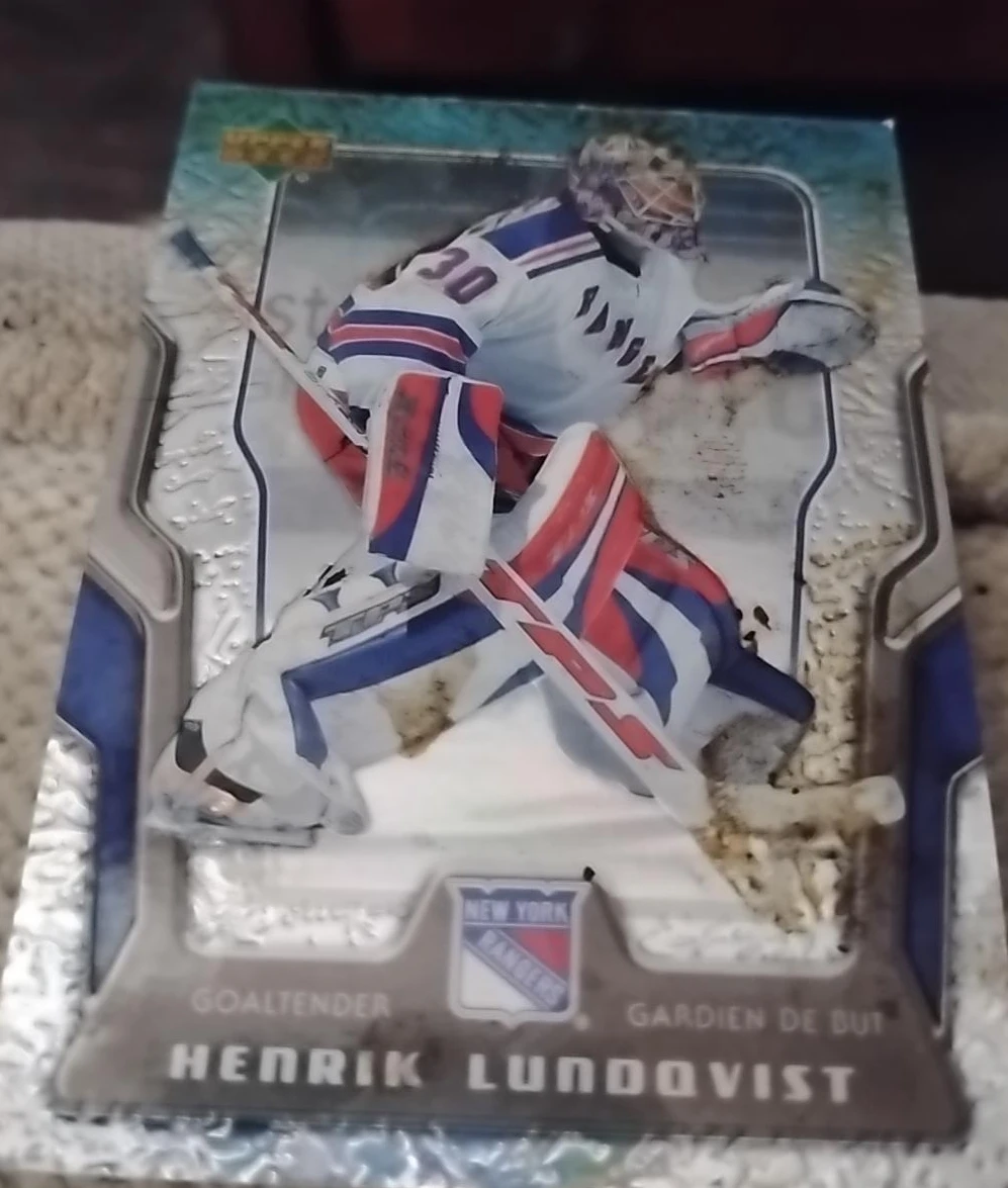 Henrik Lundqvist New York Rangers Hockey Card