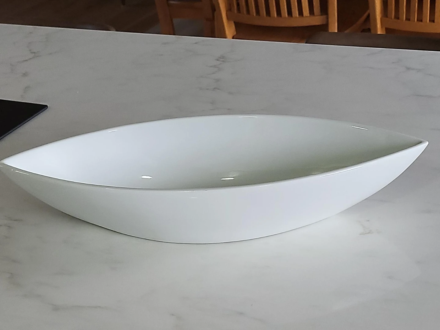 White Ceramic Serving Bowl