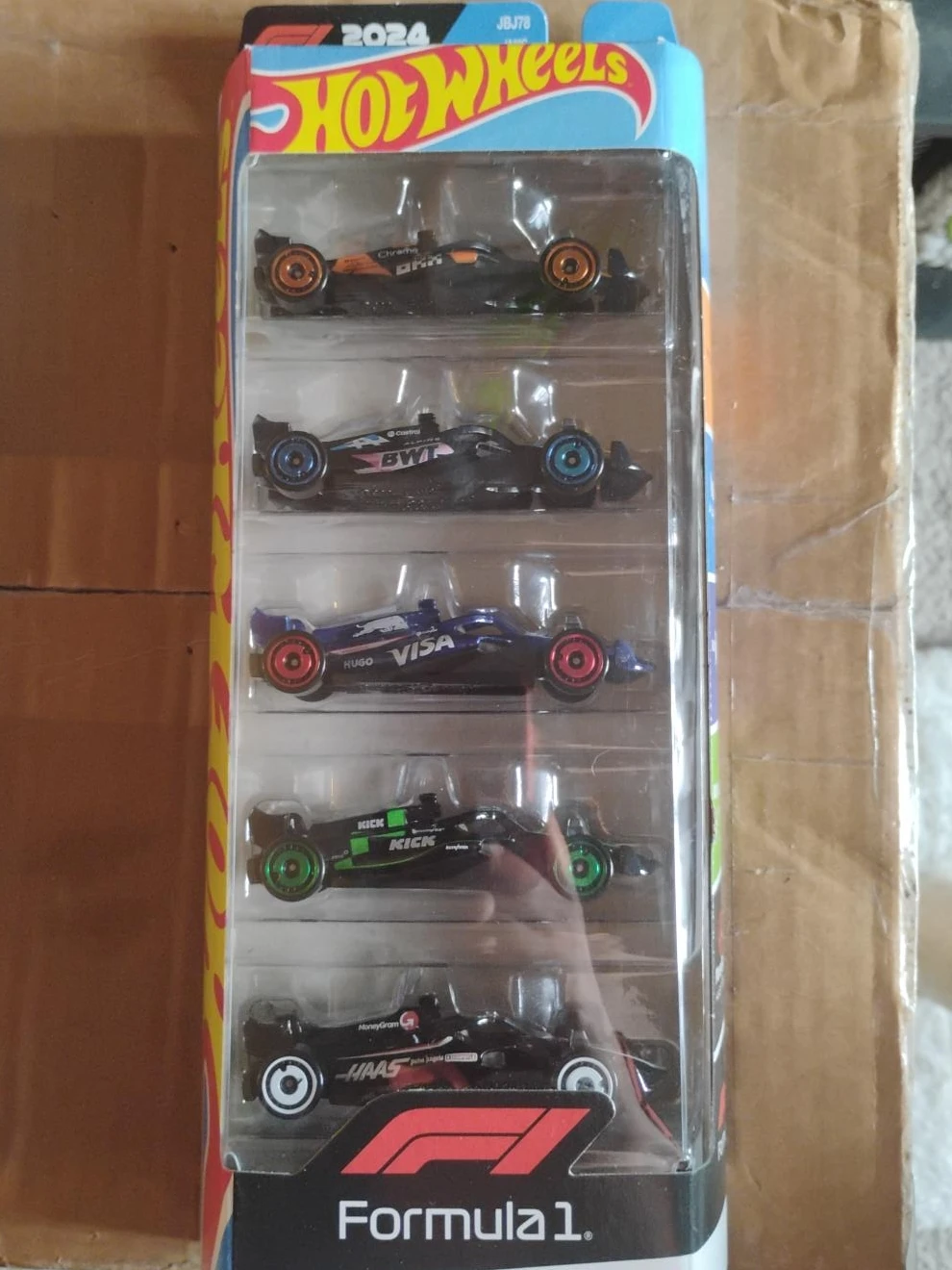 Hot Wheels 2024 Formula 1 5-Car Pack